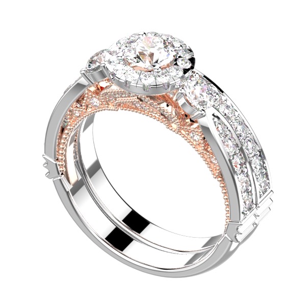 Diamond jewelry ring