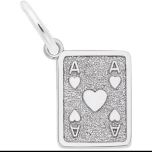 Ace of hearts charm